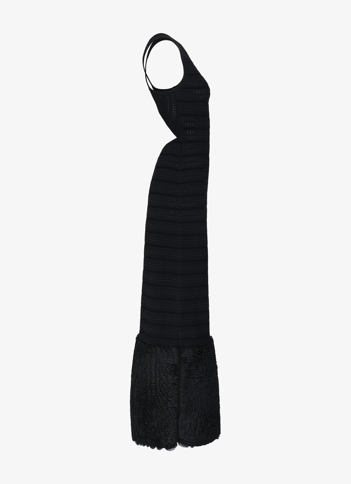 Long Knitted Dress ALAÏA BLACK LONG KNITTED DRESS